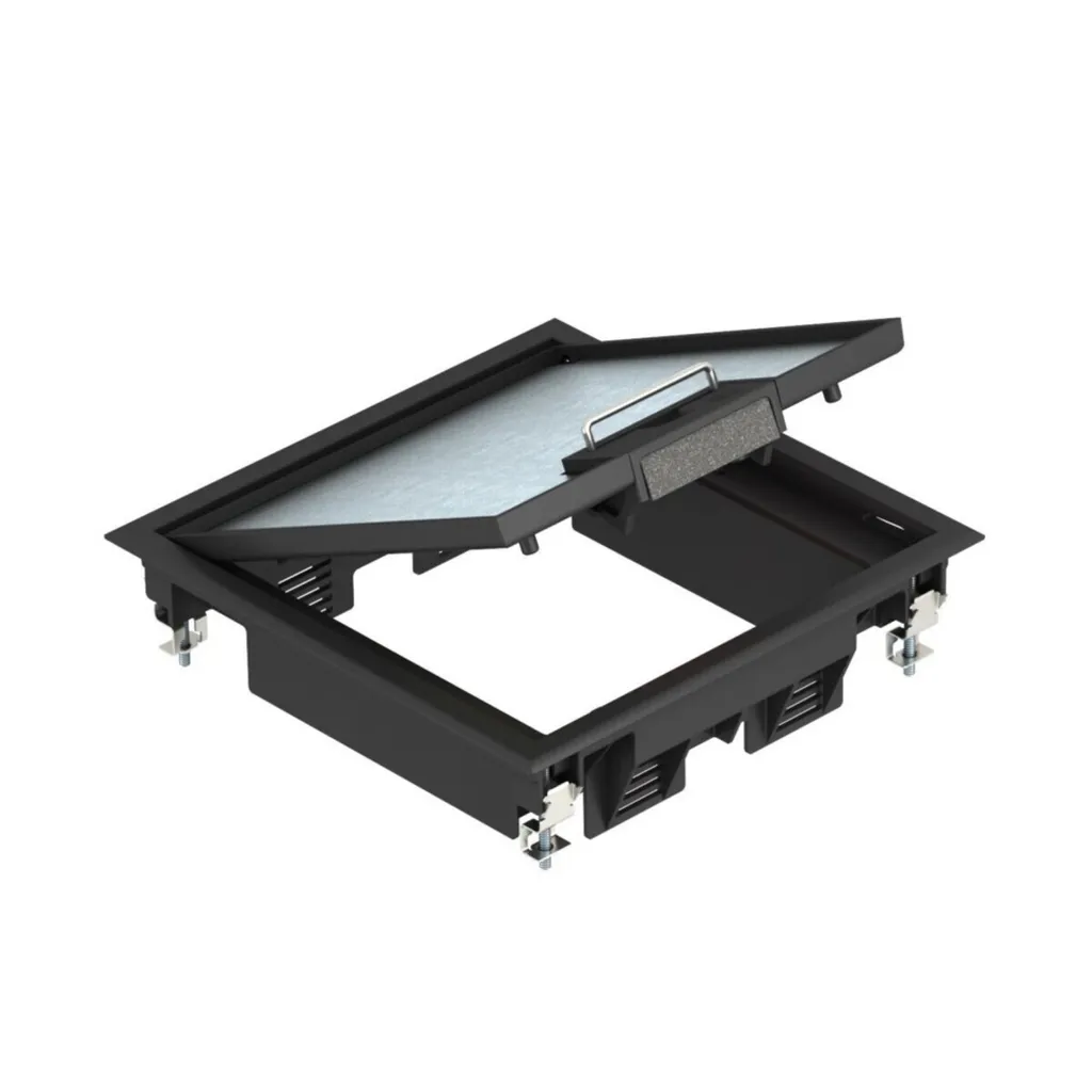 OBO Bettermann GES4 U 9011 Insert d'appareillage pour gaine de sol