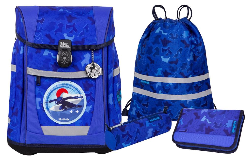 McNeill sac d'école Tenero Schoolbag Set 5 pièces Puzzle Image du produit 