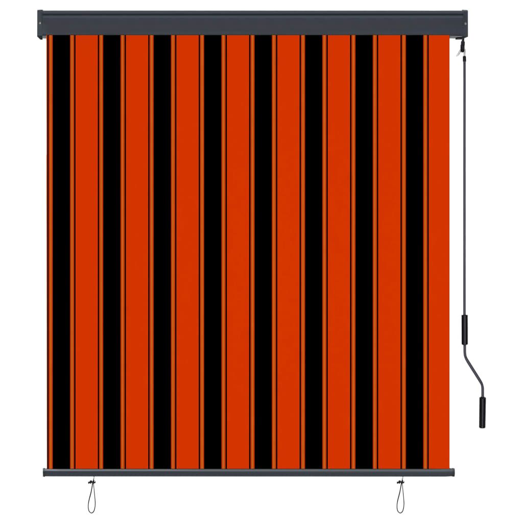vidaXL Store extérieur 140x250 cm Orange et brun Image du produit 