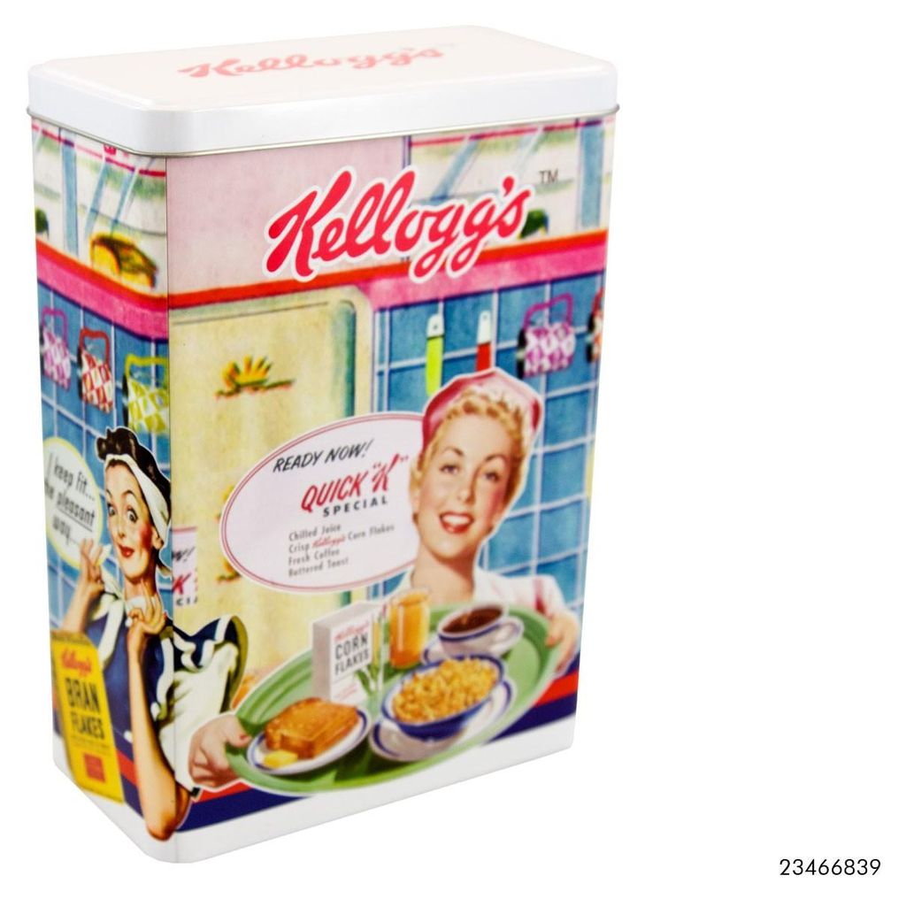 Kellogg's Nostalgie Vorratsdose aus Stahlblech 18x10x24 Produktbild 