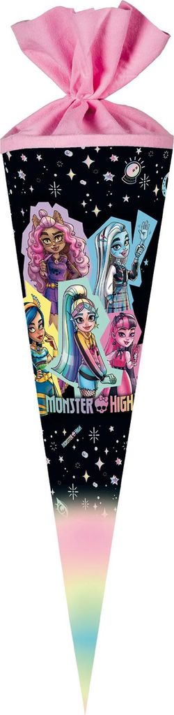 Nestler Schultüte Monster High Best Boos Forever rund mit Produktbild 