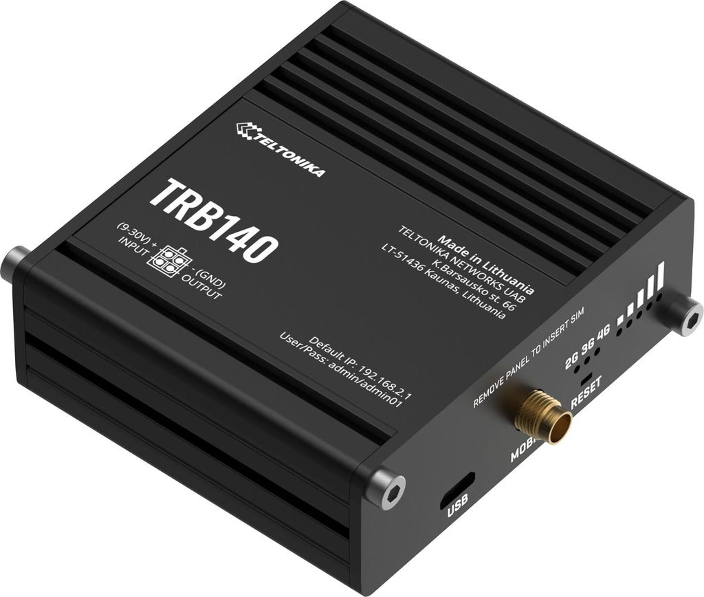 TELTONIKA TRB140 LTE/4G/3G/2G rugged Industrie Gateway