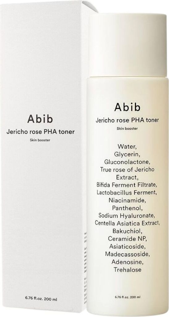 Abib - Jericho rose PHA toner skin booster, 200ml feuchtigkeitsspendendes Gesichtswasser