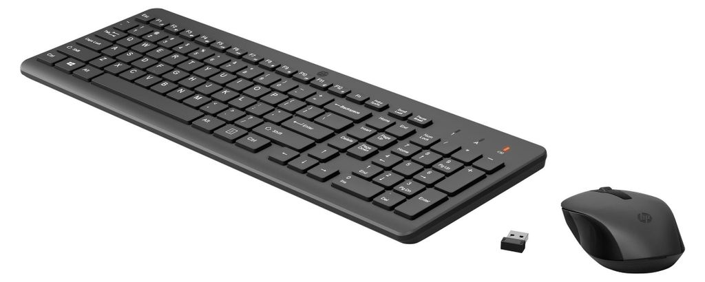 HP Tastatur+Maus 330 Set Kabellos USB-A Schwarz Immagine del prodotto 