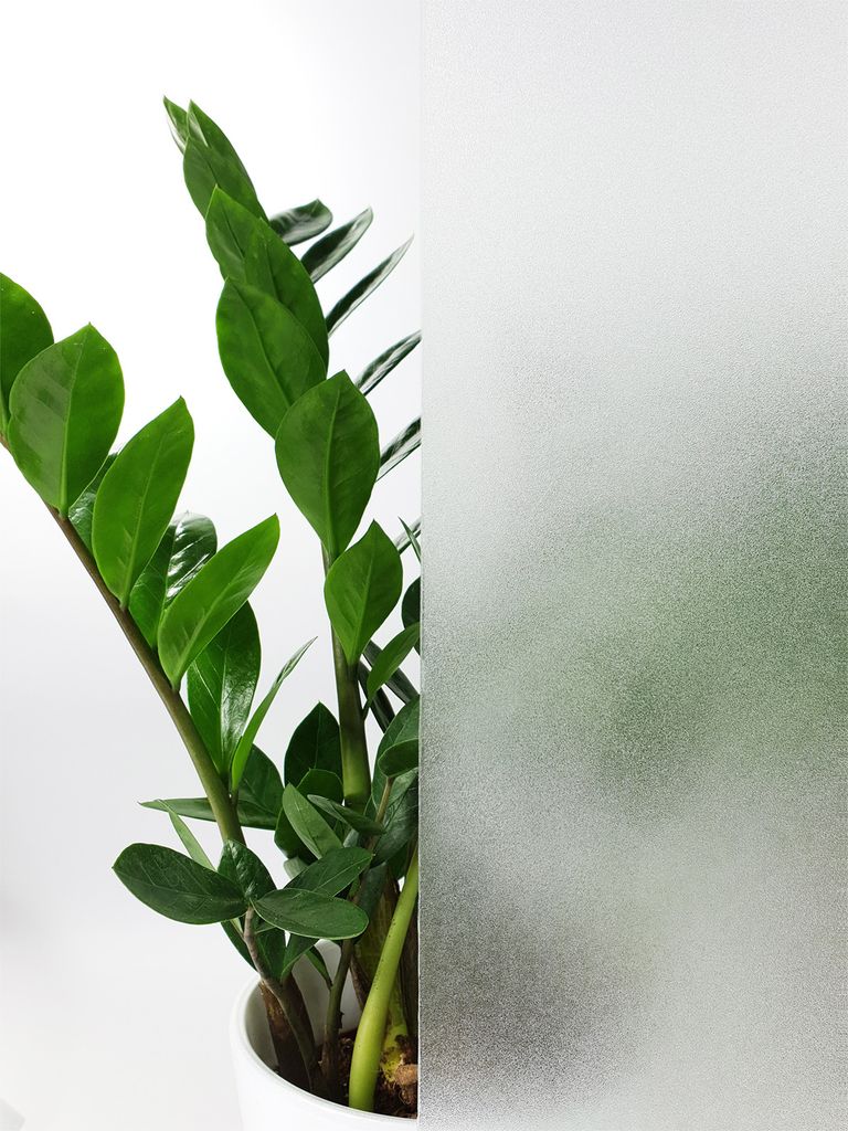 Selbsthaftend Fensterfolie 90x50 cm - Matte Klara - Sichtschutzfolie Fenster Milchglas Design statisch haftend | Fensterfolie Blickdicht für Bad u...