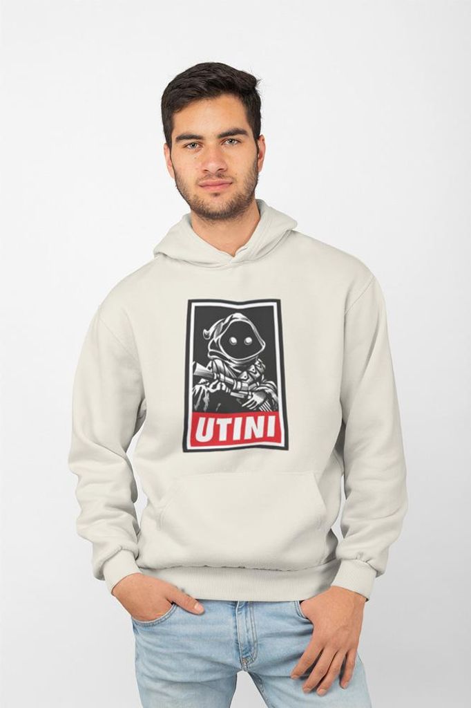 D&B Uni Hoodie MO00085 Utini Creme-Größe 2XL