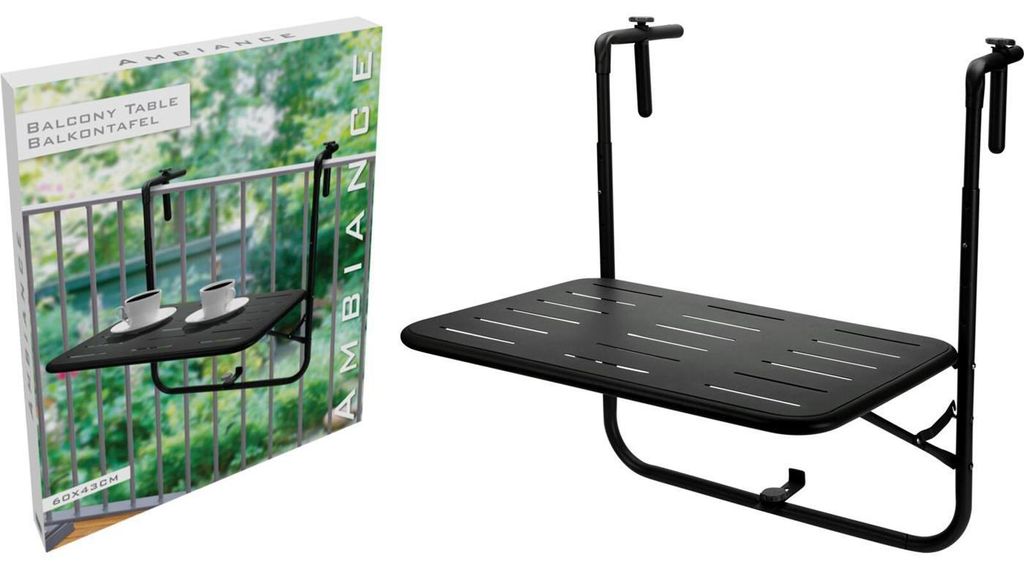 Balkontafel MENARD. Buitenmeubel, tuintafel, terrasmeubel, Productafbeelding 