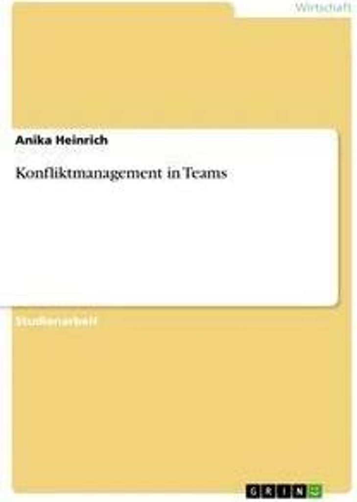 Konfliktmanagement in Teams