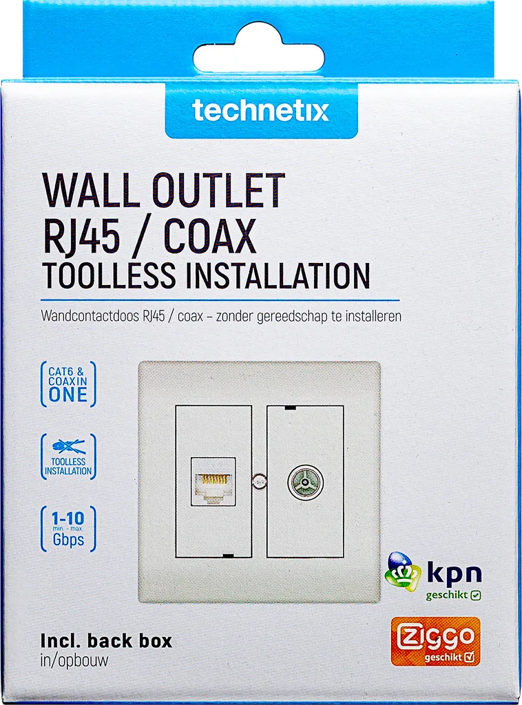 Solution Prise TV et Internet Technetix CL50 pour Rénovation Facile