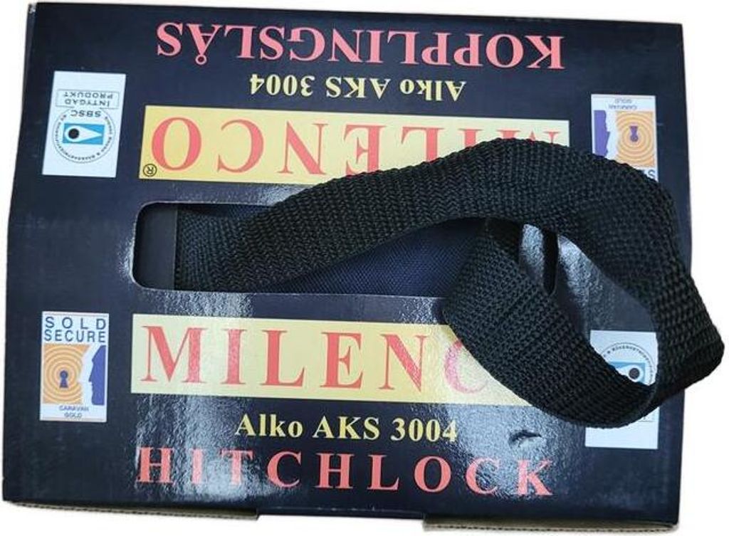 Milenco Deichselschloss Super Heavy AKS 3004, Schwedische Version