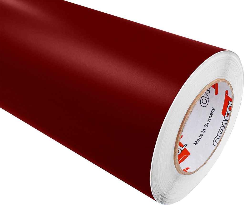 DecoMeister Möbelfolie selbstklebend 100x50 cm - Burgundrot Produktbild 