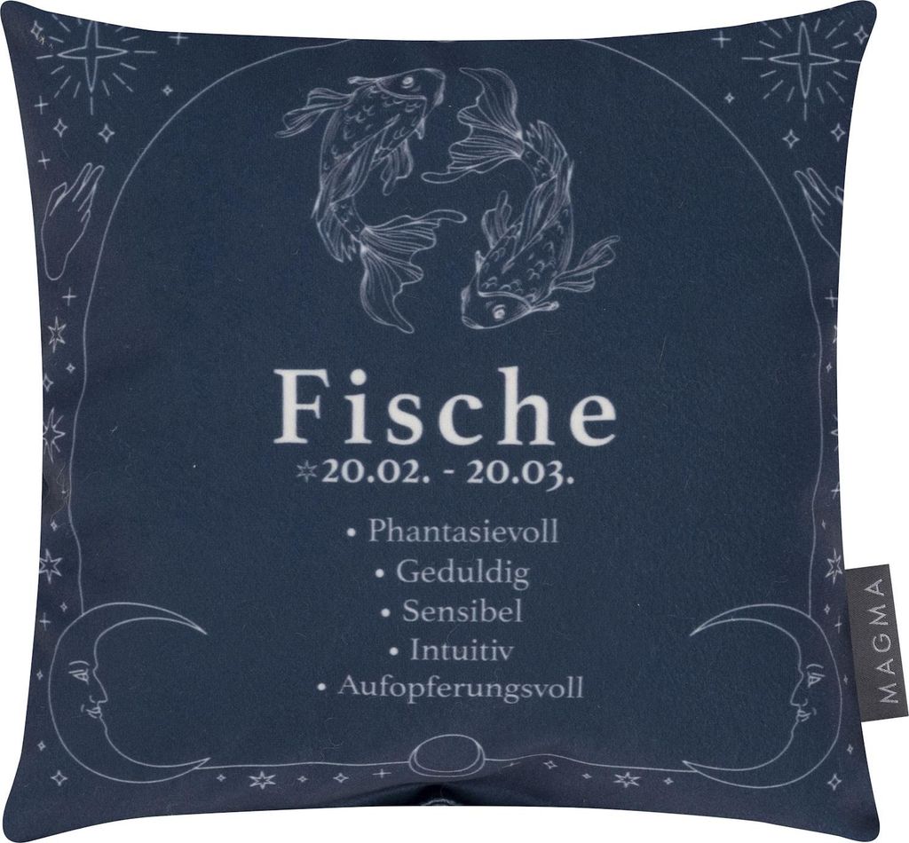 MAGMA Heimtex - Minikissen - STERNZEICHEN - Fische - 25 x Produktbild 