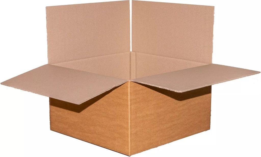 Faltkarton 400 x 300 x 300 mm (1 Stück) doppelwellig Versandkarton Verpackung Schachtel