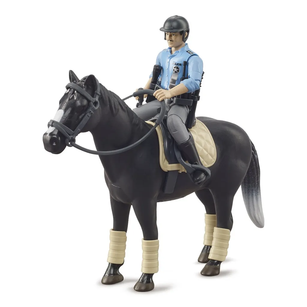 Policier à Cheval Bruder 62507 pour Jeu de Rôle et Scénarios de Police