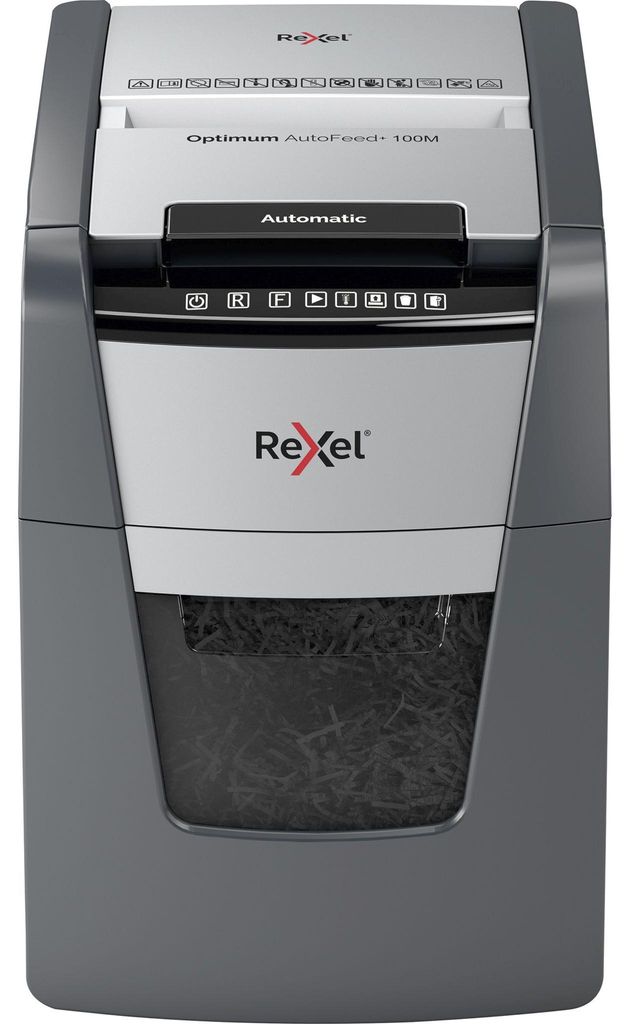 REXEL Aktenvernichter Optimum 100M P5/2x15mm/100 Produktbild 
