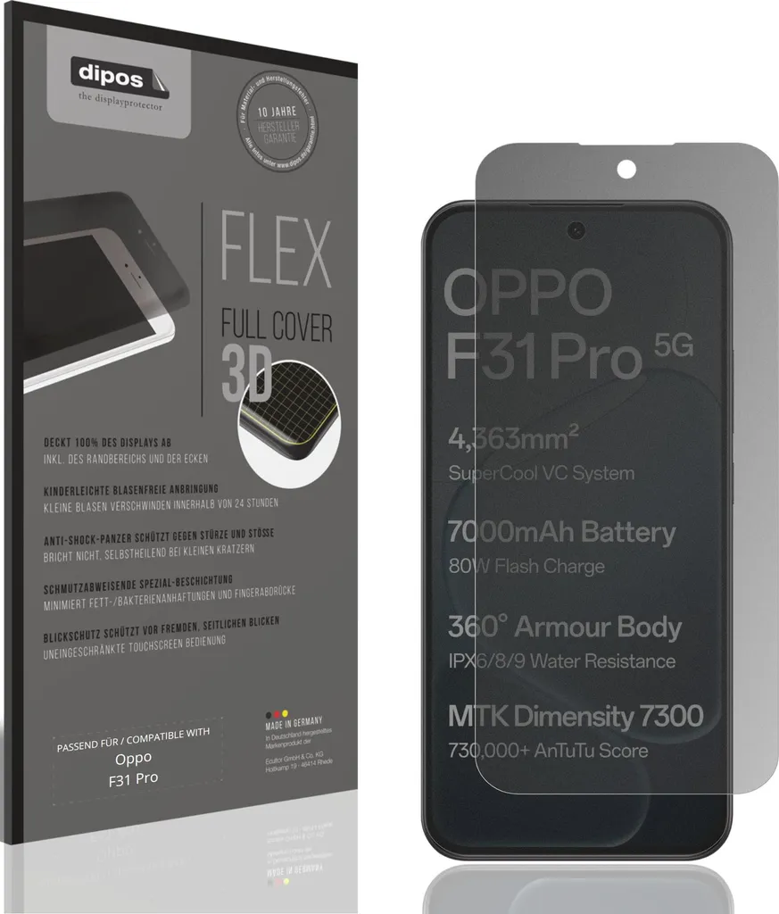 Salvaschermo Privacy Oppo F31 Pro: Anti-Shock per Professionisti