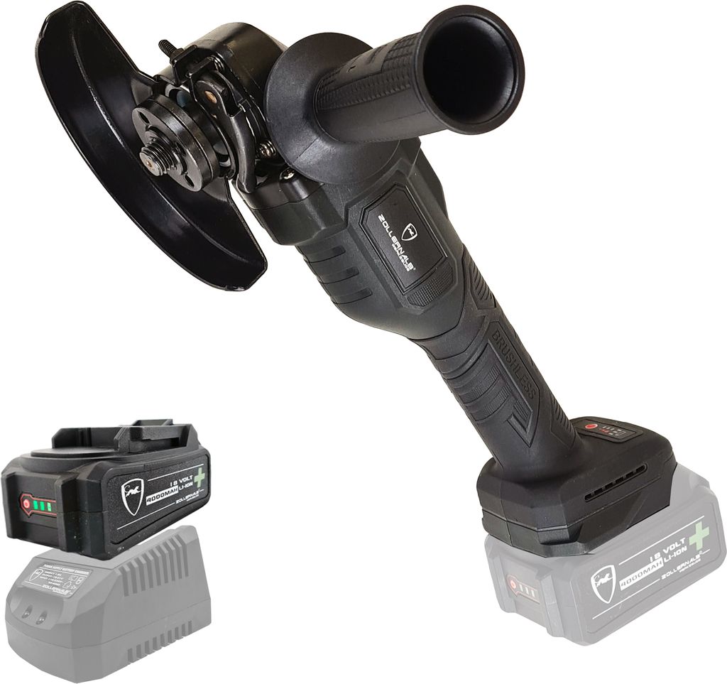 ZOLLERNALB Shark ZSA115 Akku Winkelschleifer Trennschleifer Angle Grinder 18Volt