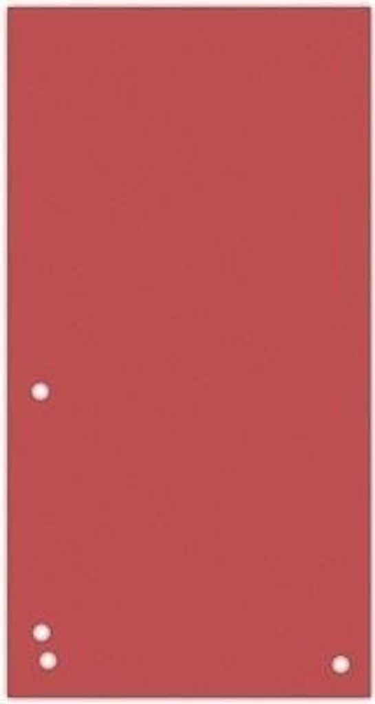 Trennblätter für Ordner 235x105 a100 rot