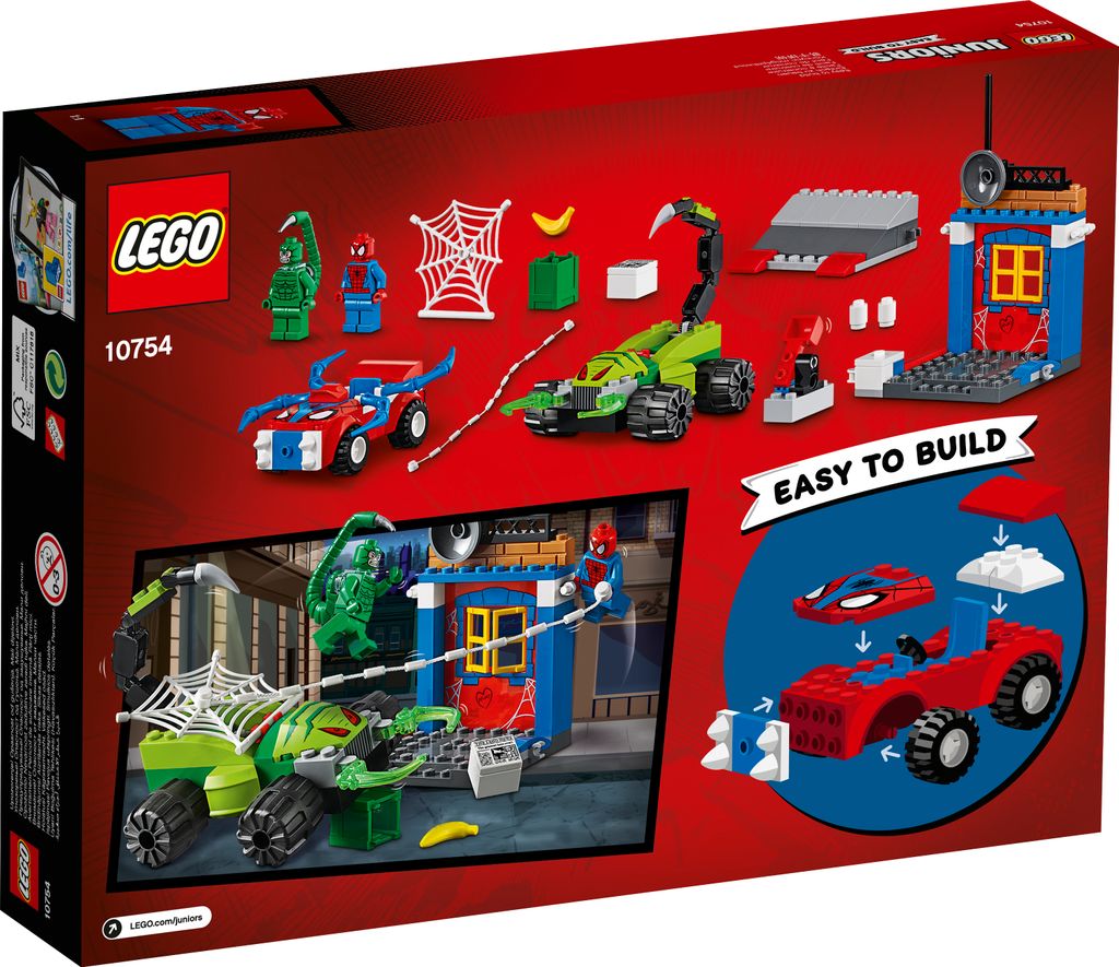 LEGO Juniors Großes Kräftemessen von Spider-Man und Skorpion 10754