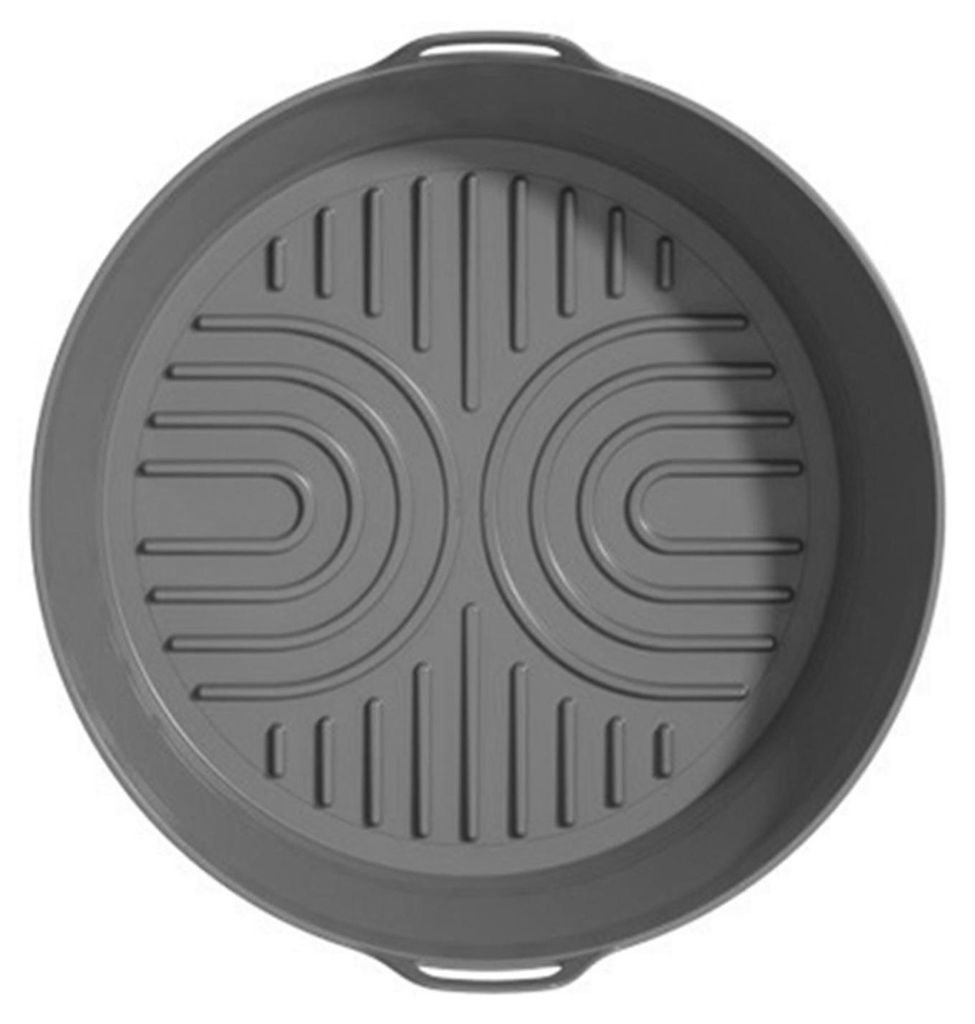 Silikon-Airfryer-Einlage, rund, quadratisch, faltbar, für Backkörbe, lebensmittelecht, antihaftbeschichtet, hitzebeständig, Zubehör für Airfryer