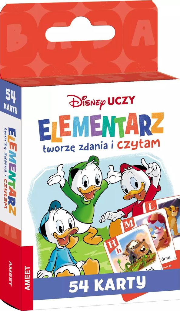 Disney lehrt. Ich bilde Sätze und lese. Karten