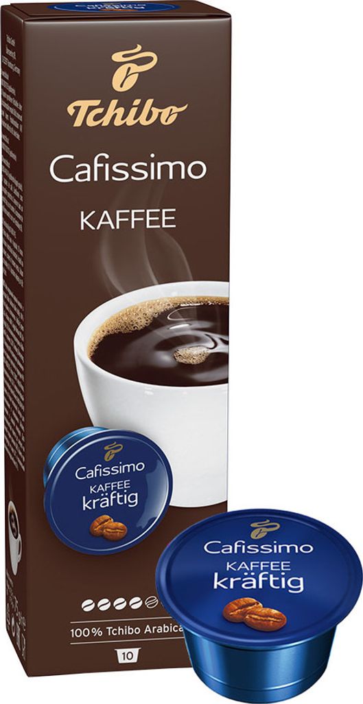 Tchibo Cafissimo Filterkaffee kräftig Kapseln, 10 Stück