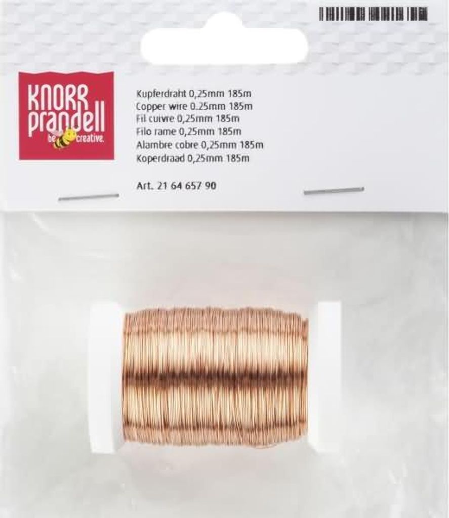 KNORR PRANDELL 216465790 Kupferdraht 185 m Ø 025 mm Produktbild 