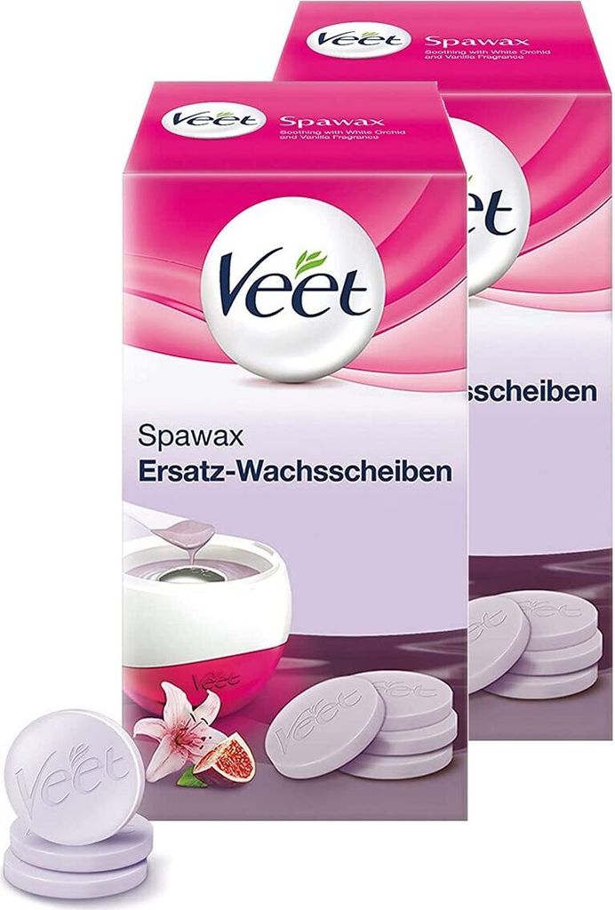 Veet Spawax Ersatz-Wachsscheiben 2 x 6 Stück Produktbild 