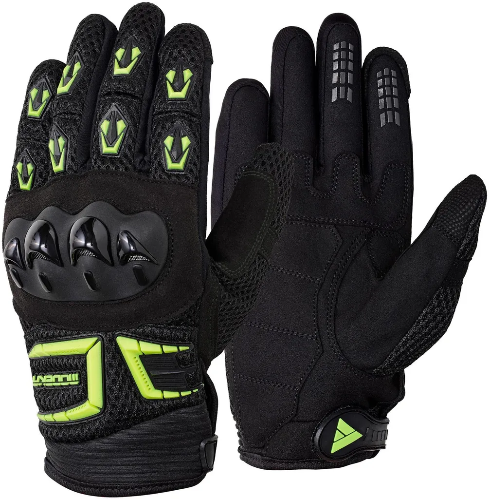 Gants motocross enfant Modeka MX Top 2 Noir et Jaune en Taille M confort