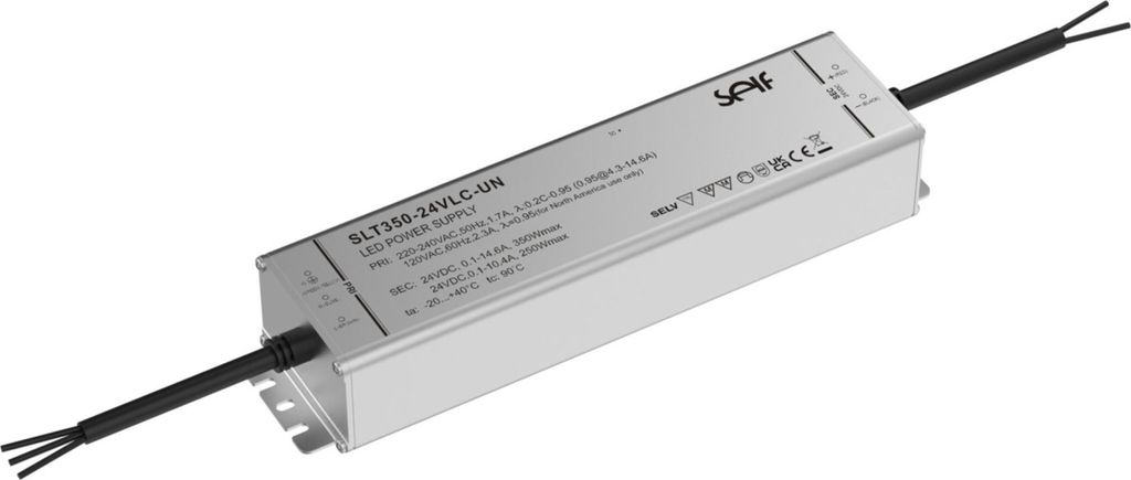 SELF Electronics SLT350-24VLC-UN - LED-Trafo, 350 W, 24 V, 14,5 A