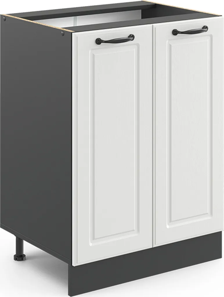 Mobile Cucina Componibile Vicco R-Line 60 cm Bianco e Antracite