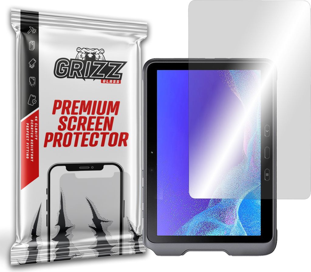 Hybriertes Glas GrizzGlass HybridGlass für Samsung Galaxy Tab Active4 Pro