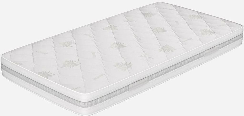 Matratze 90x200 hoch 24 cm - Waterfoam, Abziehbare, Aloe Vera Bezug | Goemon
