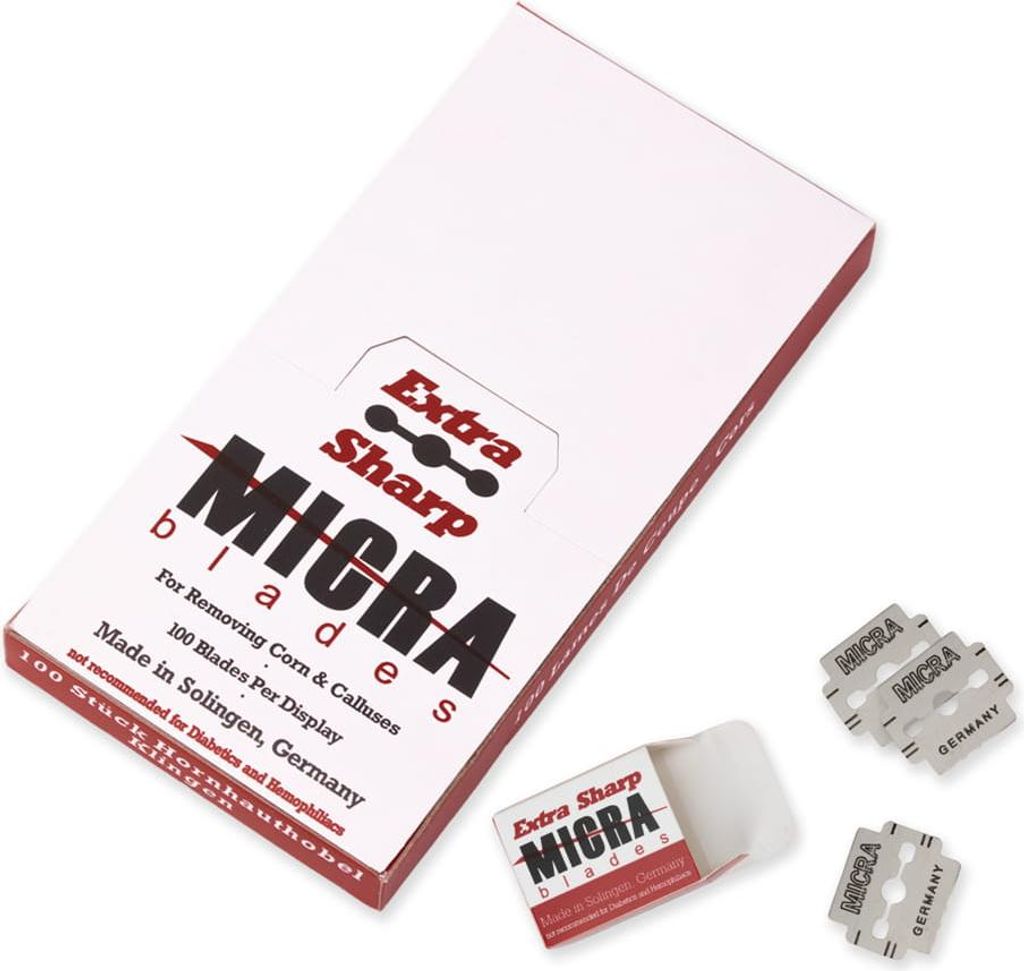 Pediküre-Rasierklingen 100 Stück