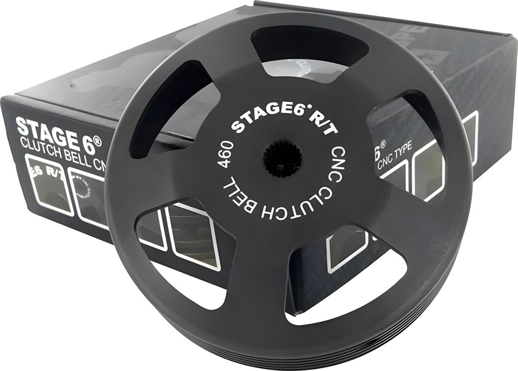 Kupplungsglocke Stage6 R / T CNC -Type 460 für Piaggio Peugeot Honda (4-Takt), d=107mm Baumarkt, Chinaroller, 4-Takter, Baotian, BT49QT, Rocky, Be...