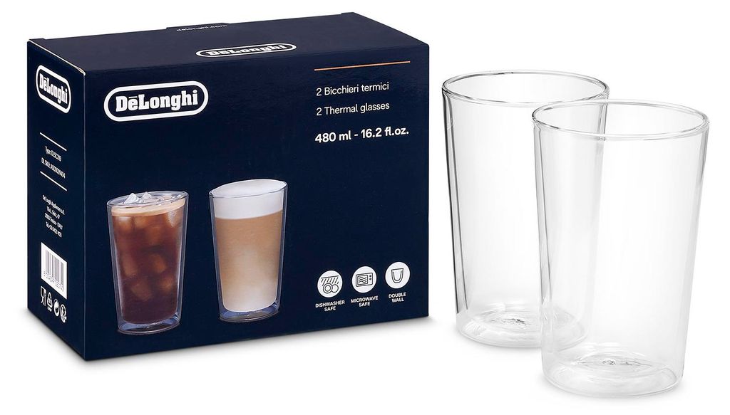 DELONGHI - Thermisches doppelwandiges Glas-Set 2 x 490ML - Produktbild 