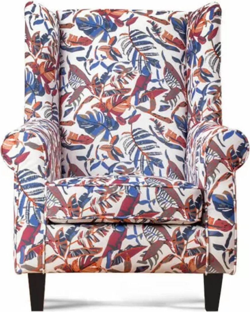 Konsimo Klassische Sessel Gepolsterter mit Armlehnen und pflegeleichter Stoff "MILES", Bunt, Stoff, Classic, 82x105x97 cm