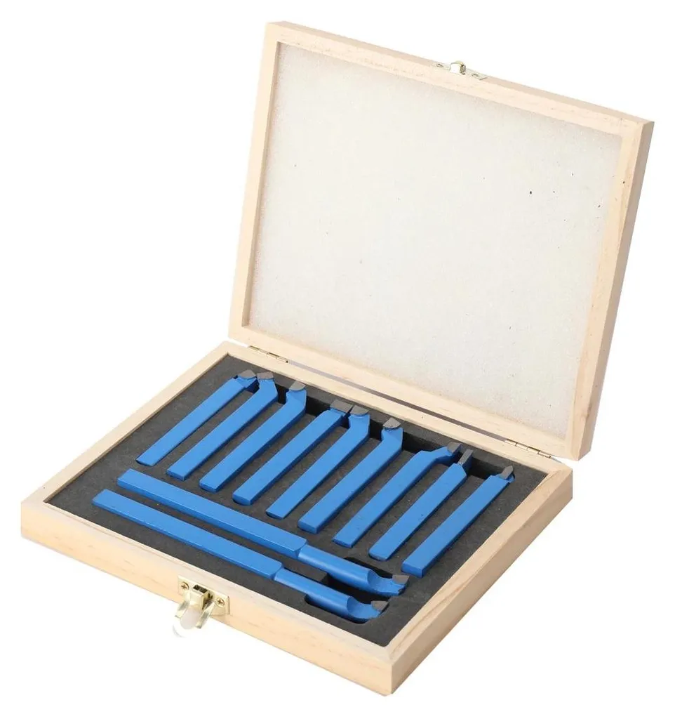 Jeu de 10 fraises pour rainurage et usinage de précision mécanique