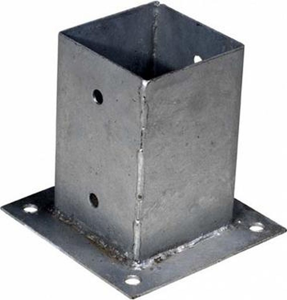 Support de poteau sur plaque 14,6 x 14,6 x 15 cm - Par Image du produit 