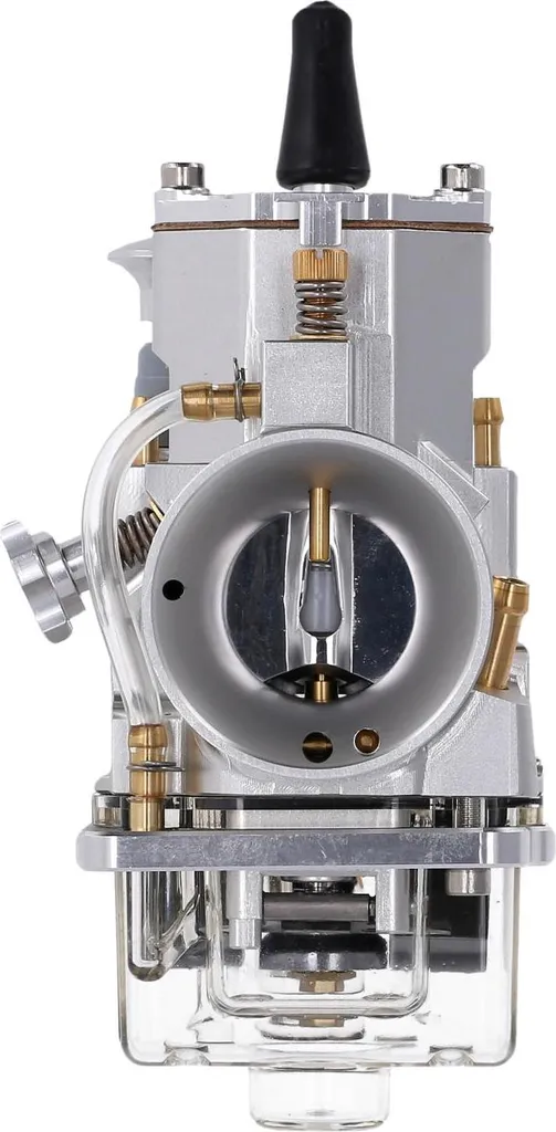 Carburateur de course PWK 28 type CNC argenté pour moto et scooter