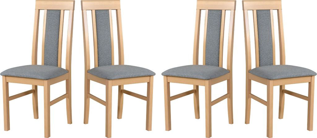 Jedálenská stolička - Súprava 4 ks, model Nilo 2, farba Obrázok produktu 