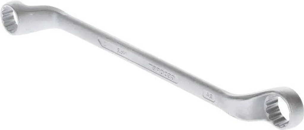 Clé à anneau 22-24 mm ultra fine avec inclinaison 5° et profil 12 pans