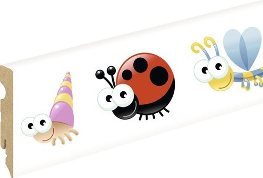 SKANDOR Sockelleiste Tiere FOFA383 FU84L digitaldruck 2400 x 80 x 15 mm