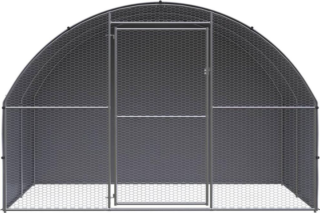 vidaXL Vonkajší kurník 3x2x2 m Pozinkovaná oceľ Obrázok produktu 