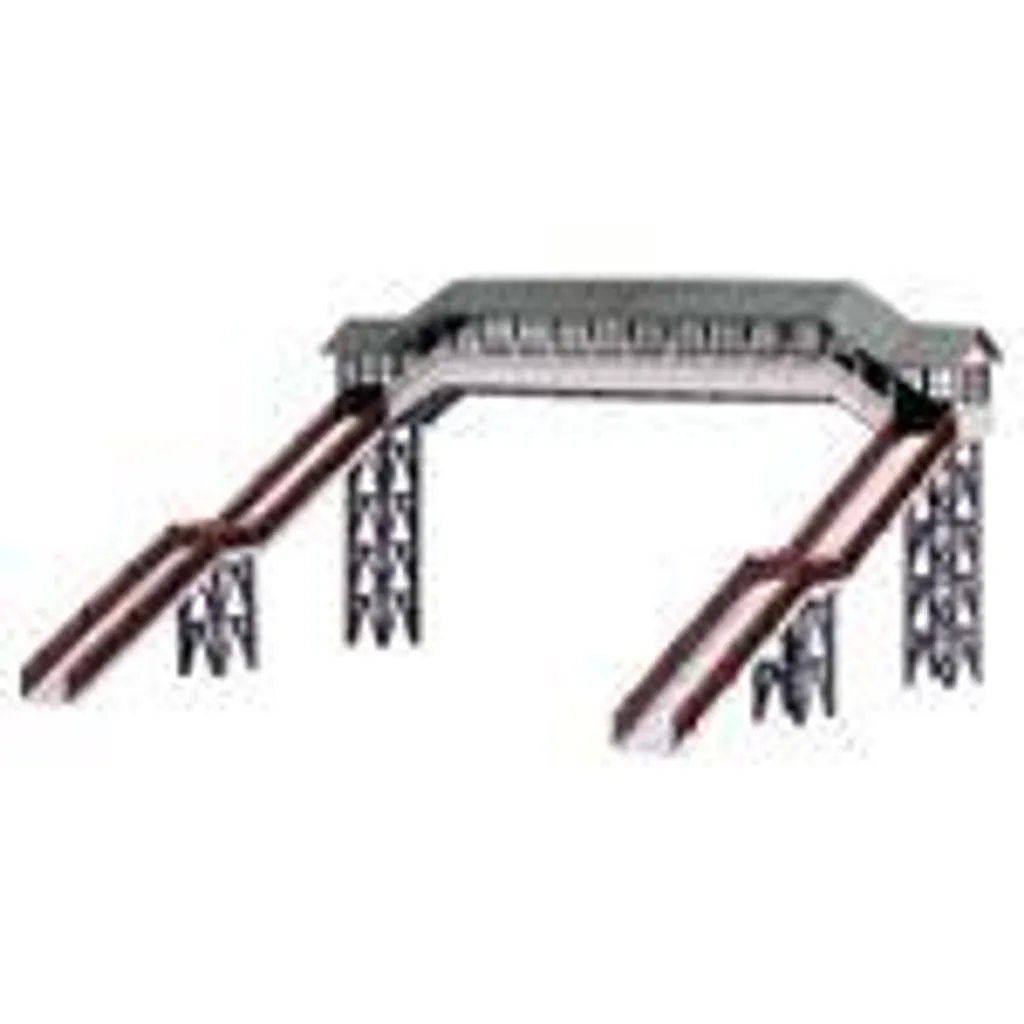 Passerelle couverte piétonne H0 1:87 Faller 120198 pour décor de gare