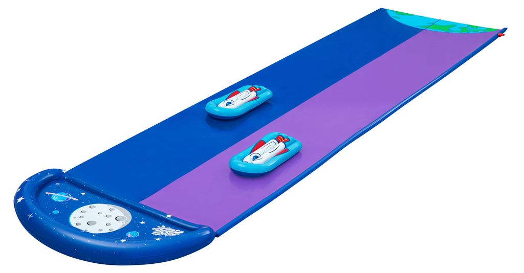 Bestway Schiebebahn mit Doppel-Sprungrampe 488x138 cm +3 Produktbild 
