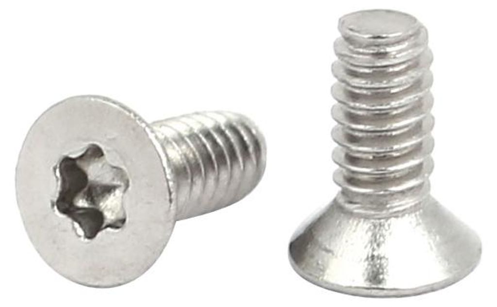 M1.6x4mm 304 Edelstahl Flachkopf T4 Torx Schrauben Befestigungen 20 stš¹cke DE de