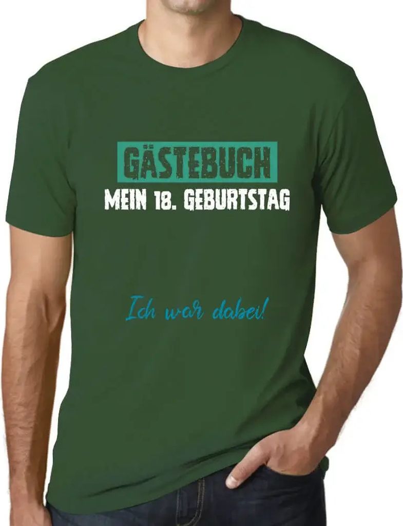 Herren Grafik T-Shirt 18 18 Jahre Mann Geschenk 18. Geburtstag Jahrestag 18 Jahre Jubiläum 18 Jährige Mann Jahrgang 2006 Kurzarm Lustige Druck
