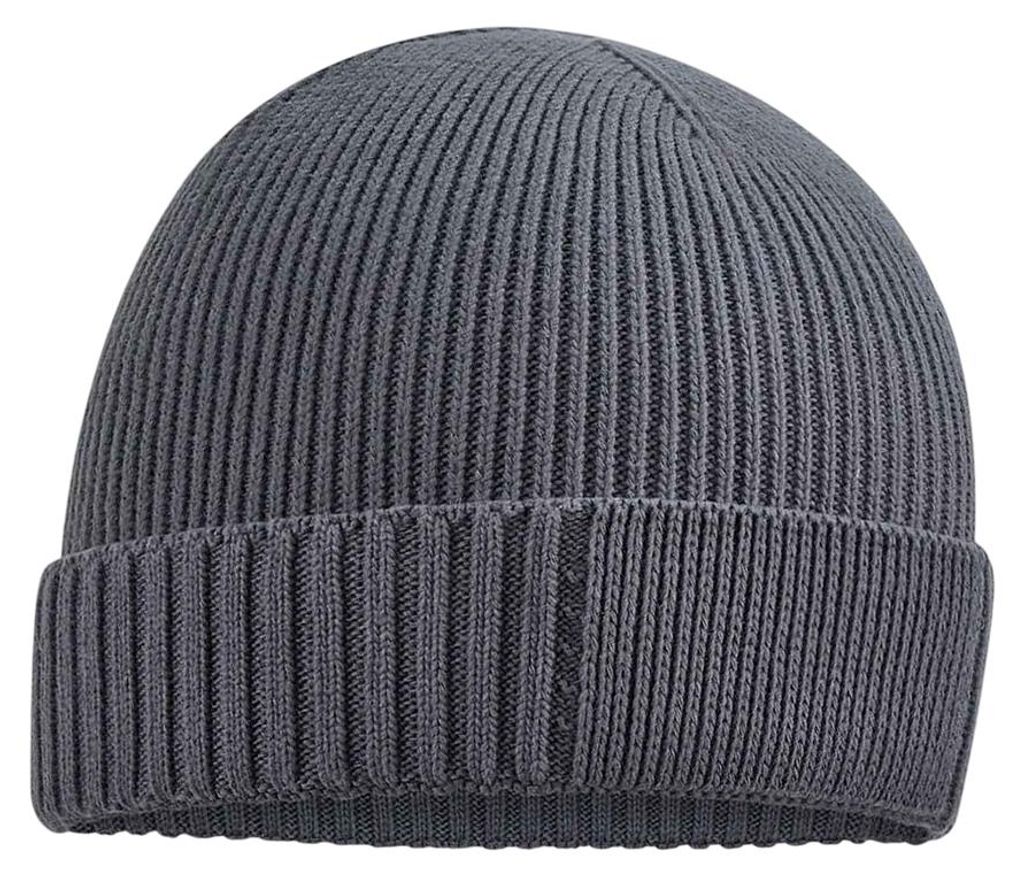 Beechfield - Mütze Technisierter Aufnäher FK1600 (Einheitsgröße) (Graphitgrau)