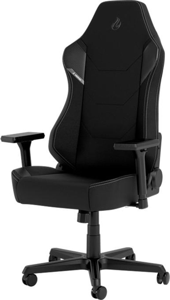 Nitro Concepts X1000, Gepolsterter Sitz, Gepolsterte Rückenlehne, Schwarz, Schwarz, Schaum, Polyvinylchlorid (PVC), Schaum, Polyvinylchlorid (PVC)